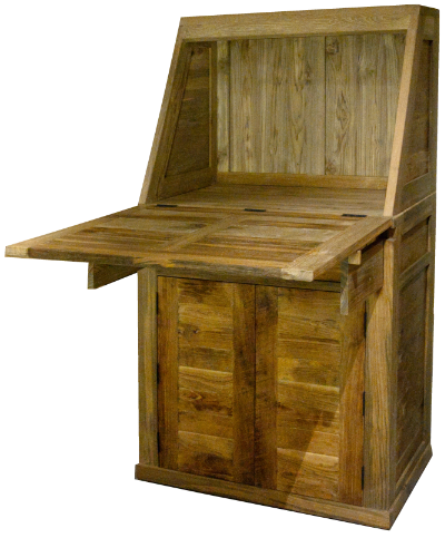 Sekretär Typ-1 Teakholz