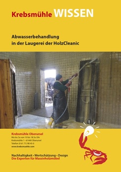 Abwasserbehandlung in der Laugerei der HolzCleanic