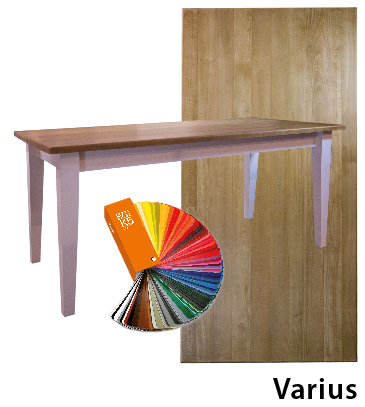 Tisch Varius - Zargen und Tischbeine aus Pinienholz - Tischplatte wahlweise
in Eiche Buche Pinie Tisch Varius Pinienholz wahlweise Eiche Buche Pinie
